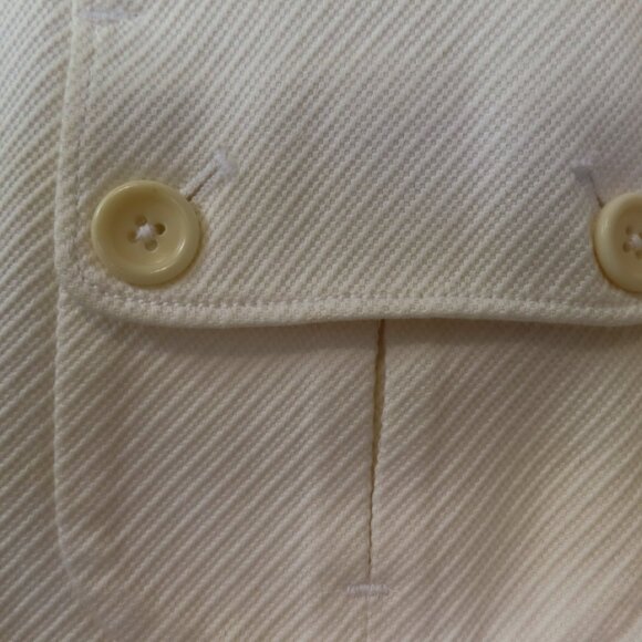 Ann Taylor Petites Light Yellow 3/4 sleeve cotton summer jacket, size 10 - Picture 10 of 14